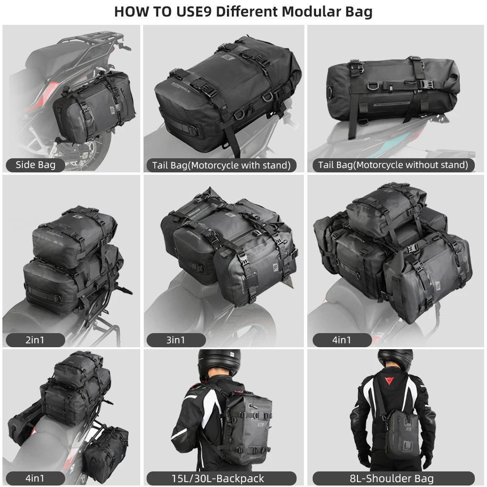 Universal Fit Rhinowalk Motorbike Luggage for Outdoor Riding
