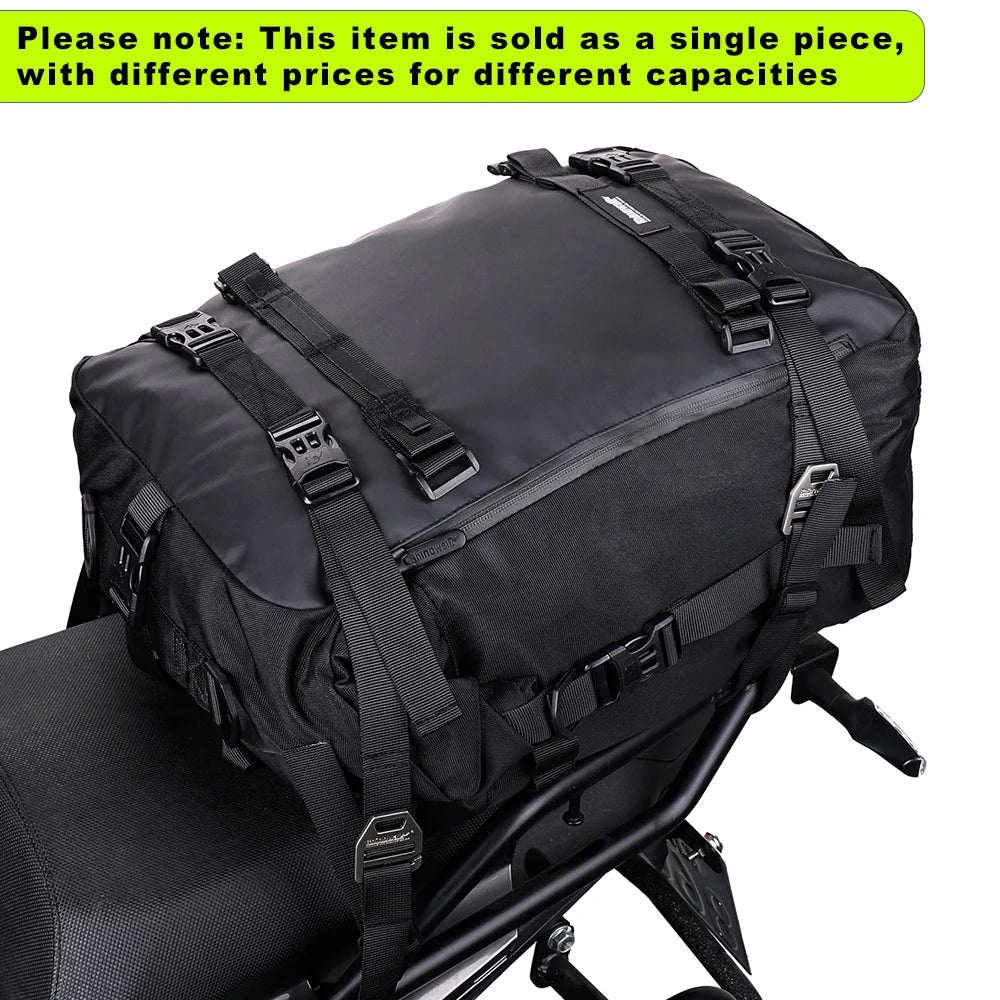 Rhinowalk 10L Waterproof Motorcycle Rear Seat Bag