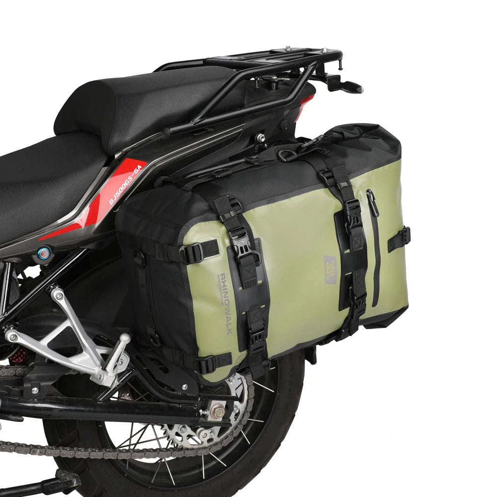 Rhinowalk 30L Motorbike Saddle Pannier Bag Outdoor Accessory